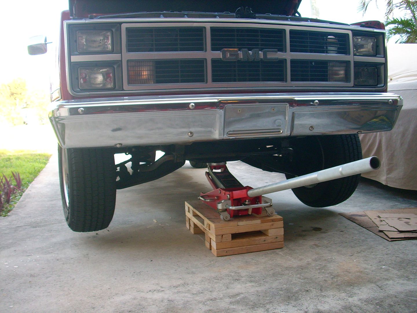 How do you safely work under your car?